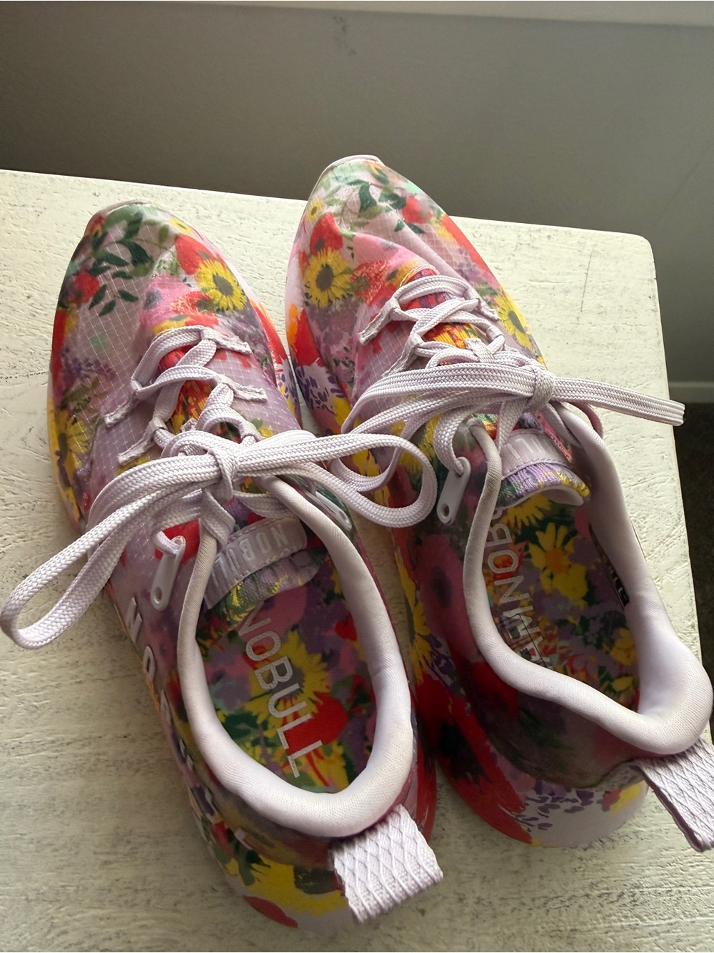 NOBULL Lavender Floral Sneakers - Picture 2 of 5